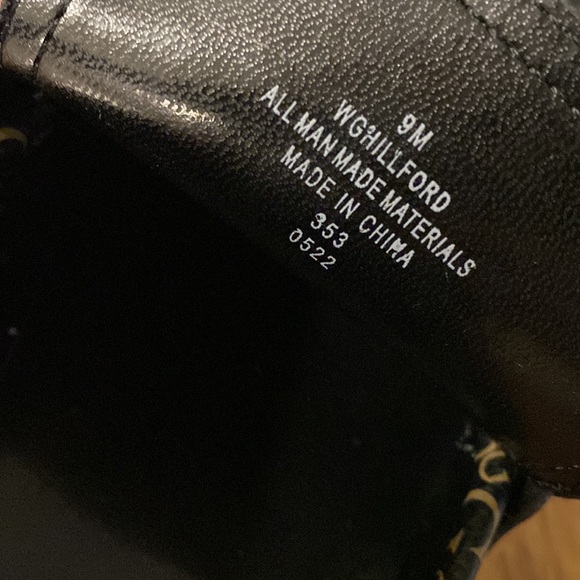 Guess Hillford Black PU Leather Gold Chain Platform Loafers - Picture 6 of 7